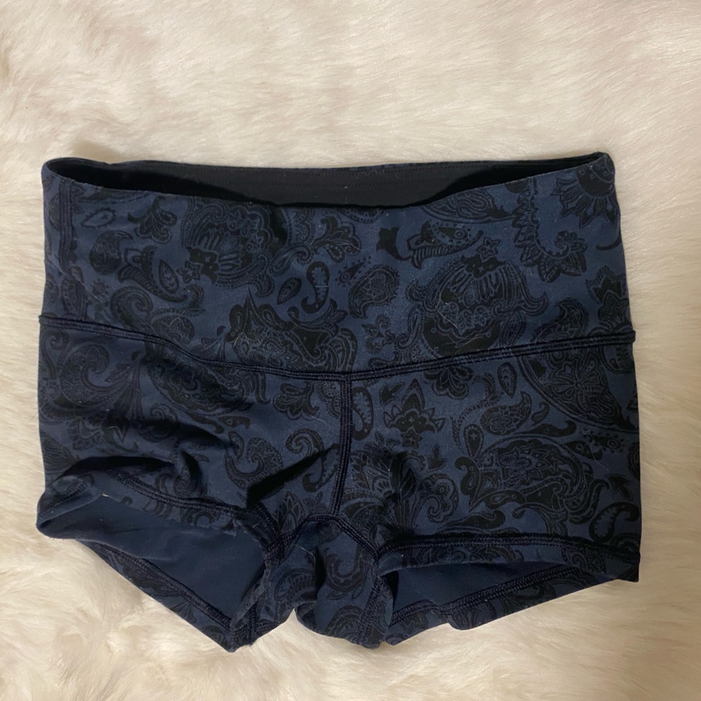 Paisley Lululemon Mini Shorts